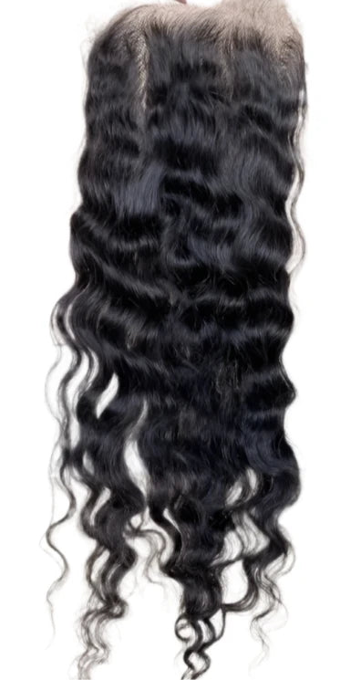 Raw Burmese Curly HD Lace Closure 13x4 or 5x5